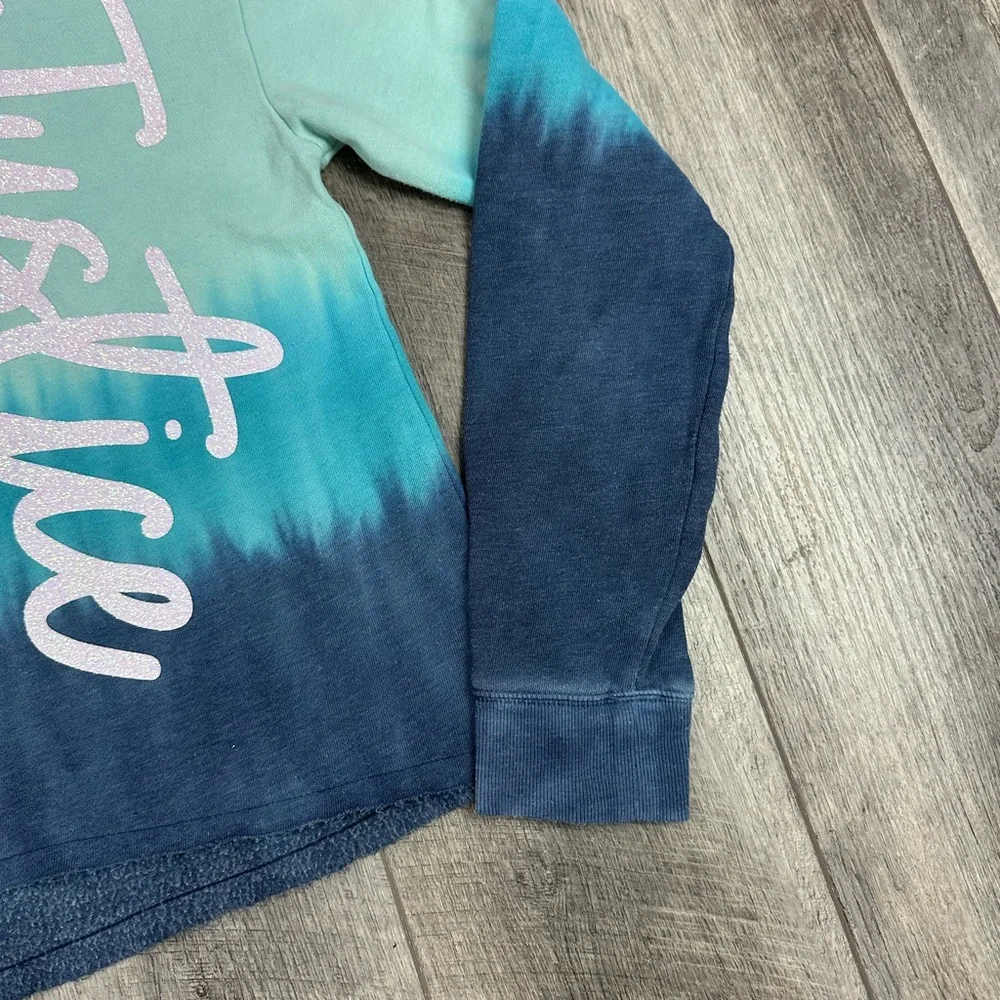 Justice Girls‎ Teal Ombre Hoodie